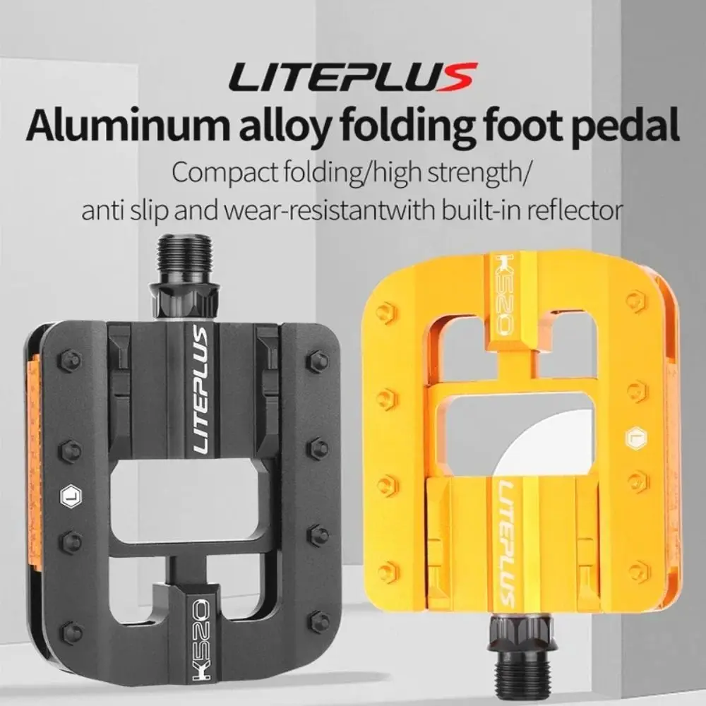 Pedales Plegables Liteplus – Aleación Aluminio Antideslizantes - imagen 4