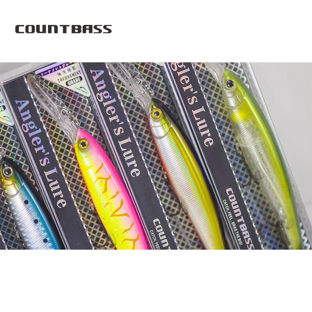 COUNTBASS 110mm 14,5g pececillo flotante cebos de buceo profundo profundidad profundidad 3m cebos duros pesca de pescador señuelos Wobblers - imagen 5