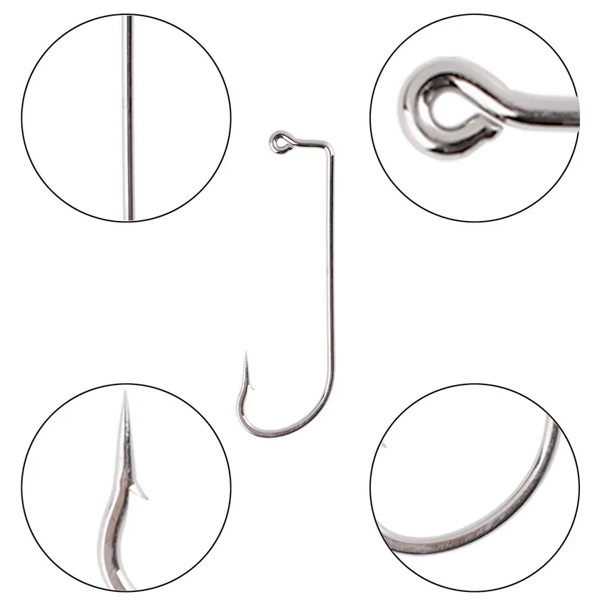 10 unids/caja 2 # -5/0 #   O'shaughnessy Hengelsport Series 91751 anzuelos de Pesca anzuelo Jigs anzuelo grande Pesca Anzol Peche Pesca de carpa - imagen 5