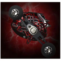 Carrete de pesca de agua salada, relación de engranaje 7,1: 1, 18 + 1BB, Ideal para principiantes, accesorios de pesca