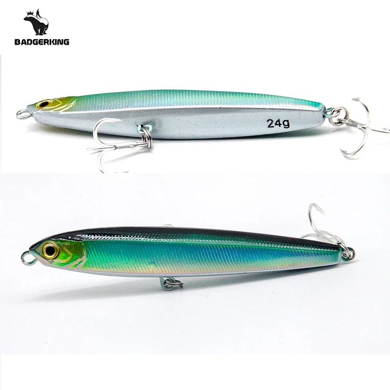 Jiggging cebos artificiales 10g 14g 18g 24g wobblers para surf pesca hundimiento jigging pececillos señuelo de pesca