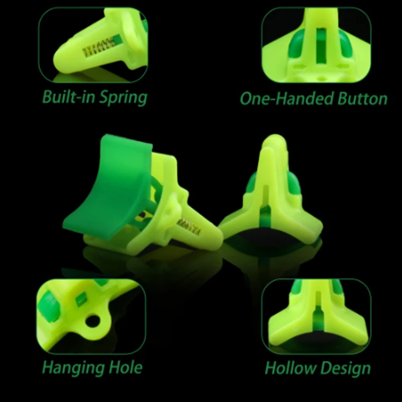 TAKEDO 40/50 Uds. Accesorios ligeros con ranuras mangas herramienta tapas protectoras duraderas cubierta de anzuelo de pesca triple de seguridad - imagen 4