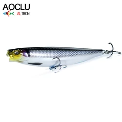 AOCLU Señuelo Topwater Wobbler Flotante para Lubina pequeño – 8 Colores