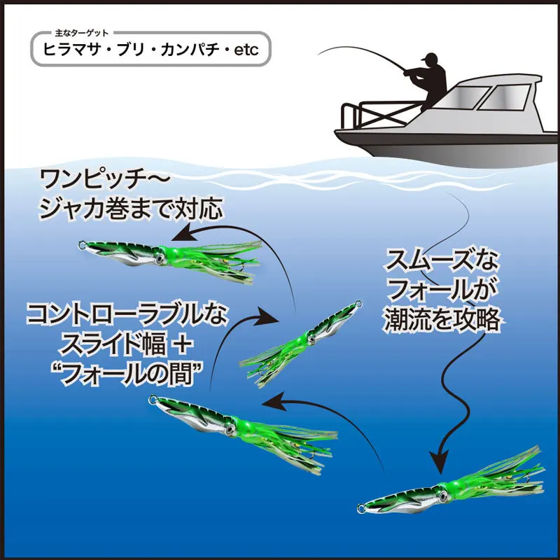 1 unidad 100g 150g 200g 250g cabeza de Metal Inchiku Jig alambre cebo falda de pulpo Pesca Jigging señuelo Artificial Pesca Leurre cebo duro - imagen 5