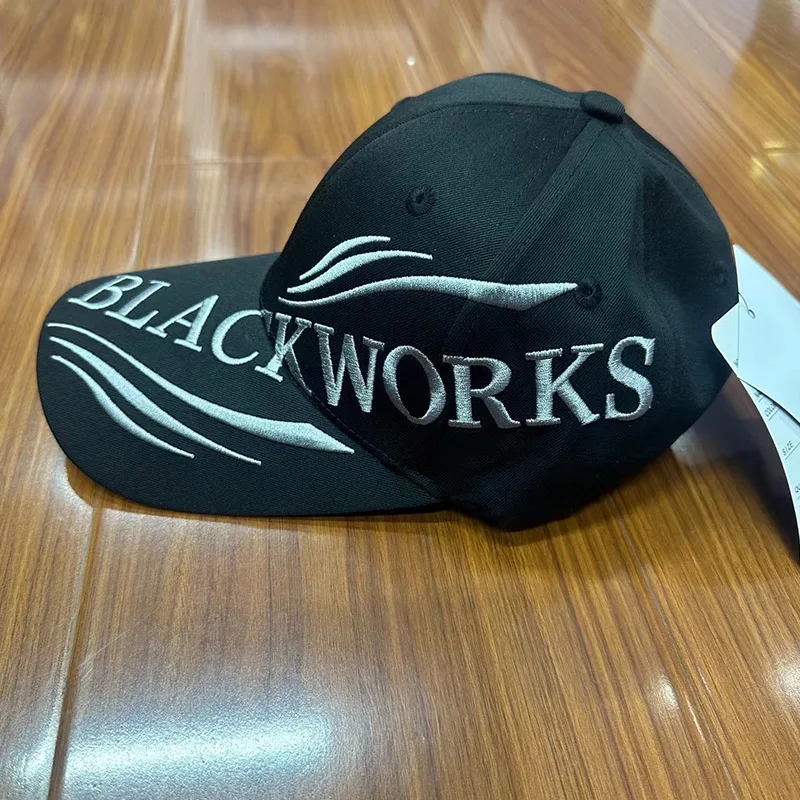Gamakatsu-Gorra de pesca bordada con protección UV, gorra de béisbol negra, deportiva al aire libre, sombrero de pescadores, Snapback ajustable, sombrero de camionero - imagen 3