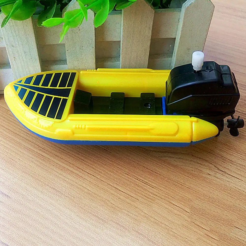 Barco de velocidad de juguete, lancha de velocidad de cuerda de plástico, lancha motora para niños, deportes acuáticos de verano, juguete de baño, barco de carreras, barco de velocidad del agua - imagen 4
