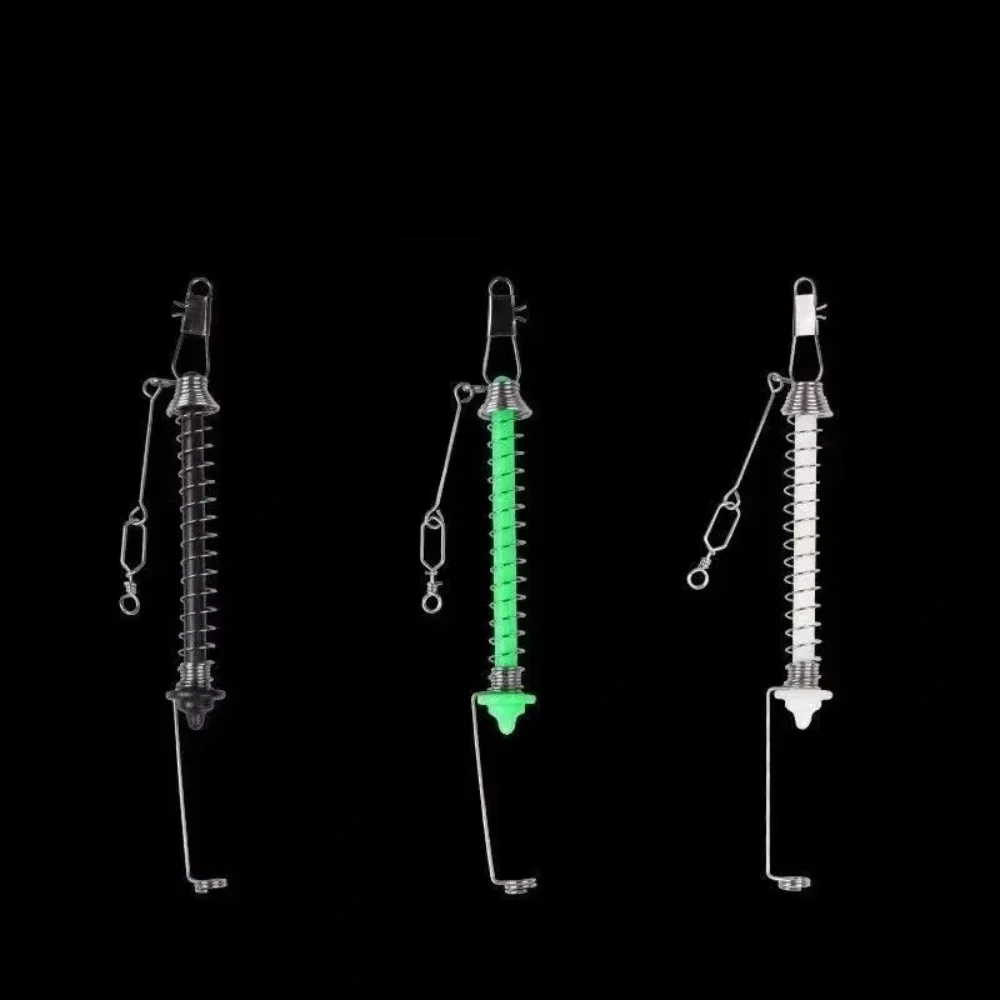 Mecanismo de disparo, anzuelo de pesca automático con resorte, anzuelo de eyección automático, soporte para cebo
