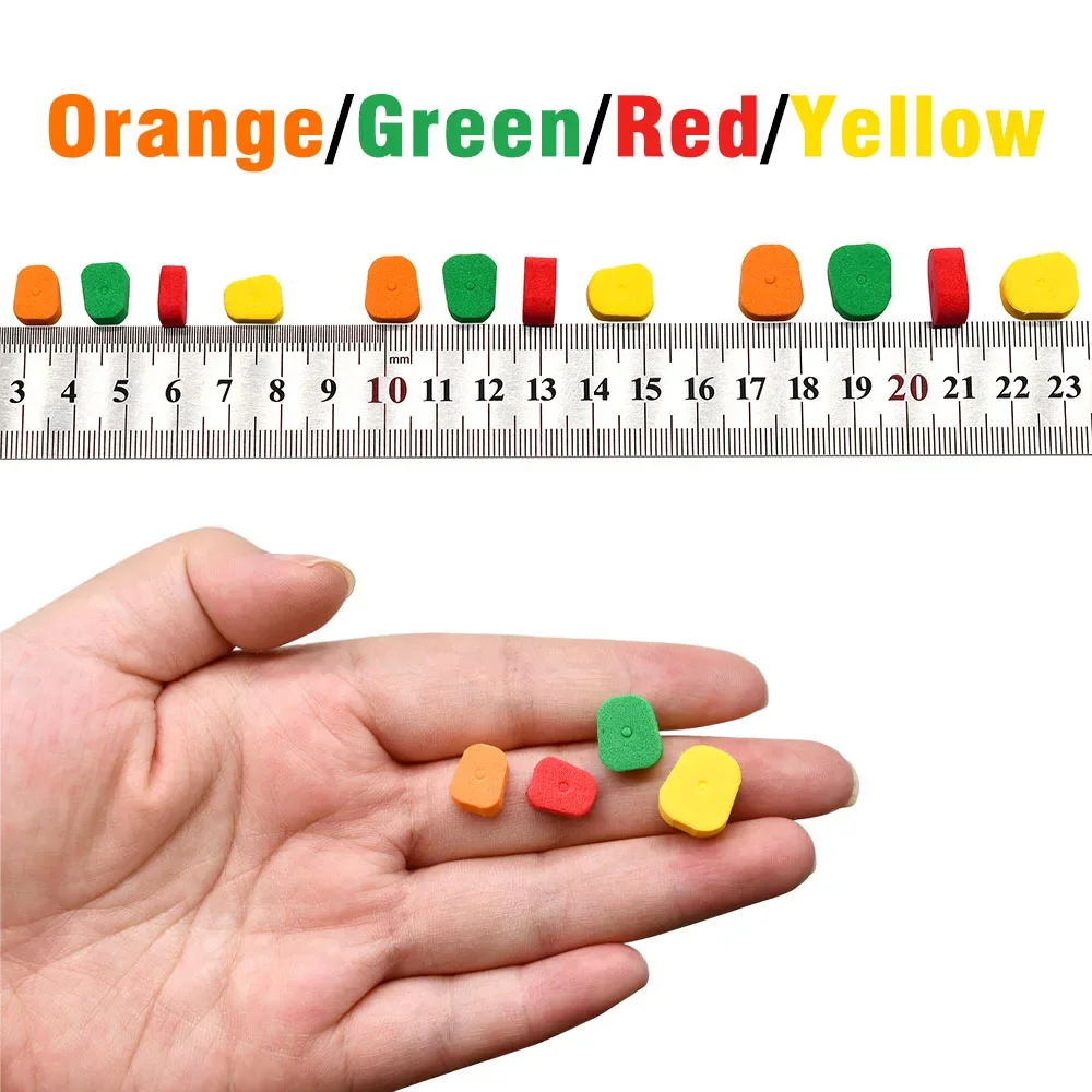 MNFT-Juego de aparejos terminales de cebo para pesca de carpa flotante, 20 piezas, aparejo Zig, aparejo de pelo de espuma, equipo de pesca de carpa de espuma emergente - imagen 4