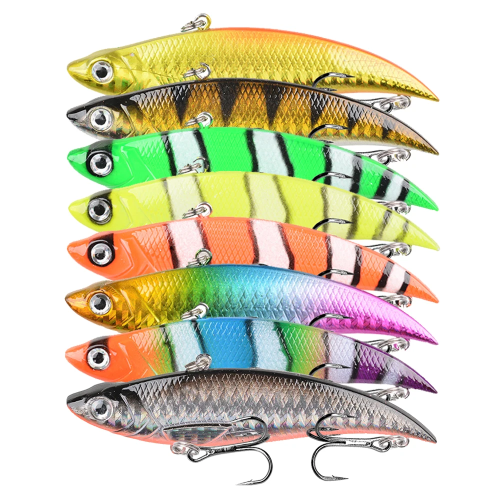 VIB Señuelos de Pesca de 90mm y 17g, cebo duro de mimbre de fundición larga, cebo de trucha de vibración Artificial para Lucio, aparejos de pesca - imagen 2