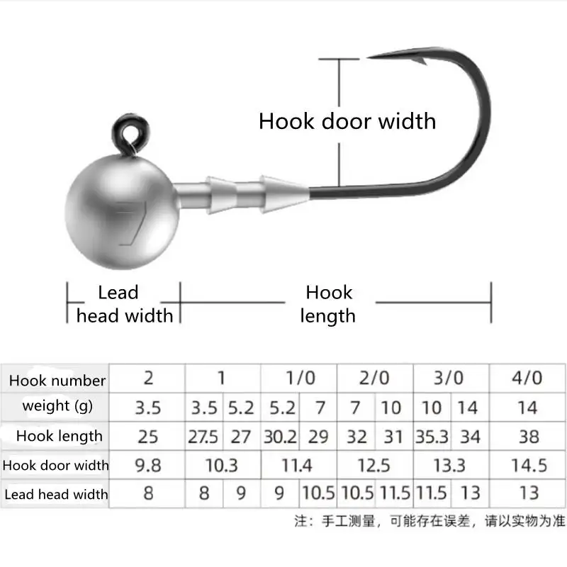 BKK 9060 Anzuelo Jig Head — Acero alto carbono anticorrosión vástago - imagen 2