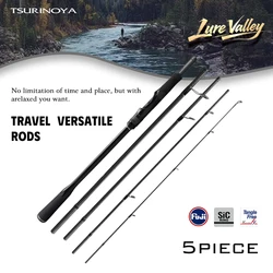 Caña Spinning Tsurinoya Lure Valley – 5 Tramos con Guías Fuji SIC