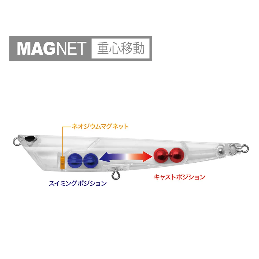 PALMS-cebo de corbata de agua de coco pequeño, cebo flotante para pesca de lubina, SP-140F especial, Japón - imagen 5