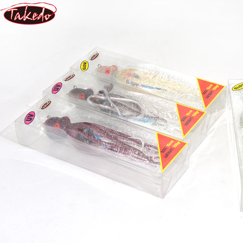 TAKEDO JY39 Jig Head UV TPR para swimbait pulpo - imagen 4