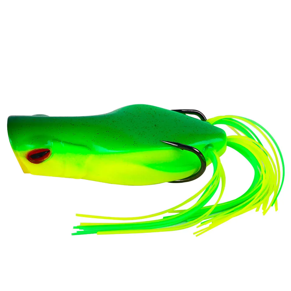 3 uds 10 Uds Ray Frog señuelo 7cm 14g señuelo de Pesca Sillicon cebo Artificial para cabeza de serpiente lubina Lucio carpa Pesca cebo Topwater - imagen 5