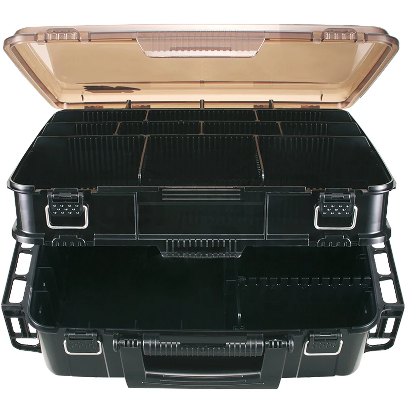 Caja de cebo falso MEIHO Mingbang VS-3080 Lua, caja de herramientas de doble piso para pesca en barco, importación de Japón - imagen 4