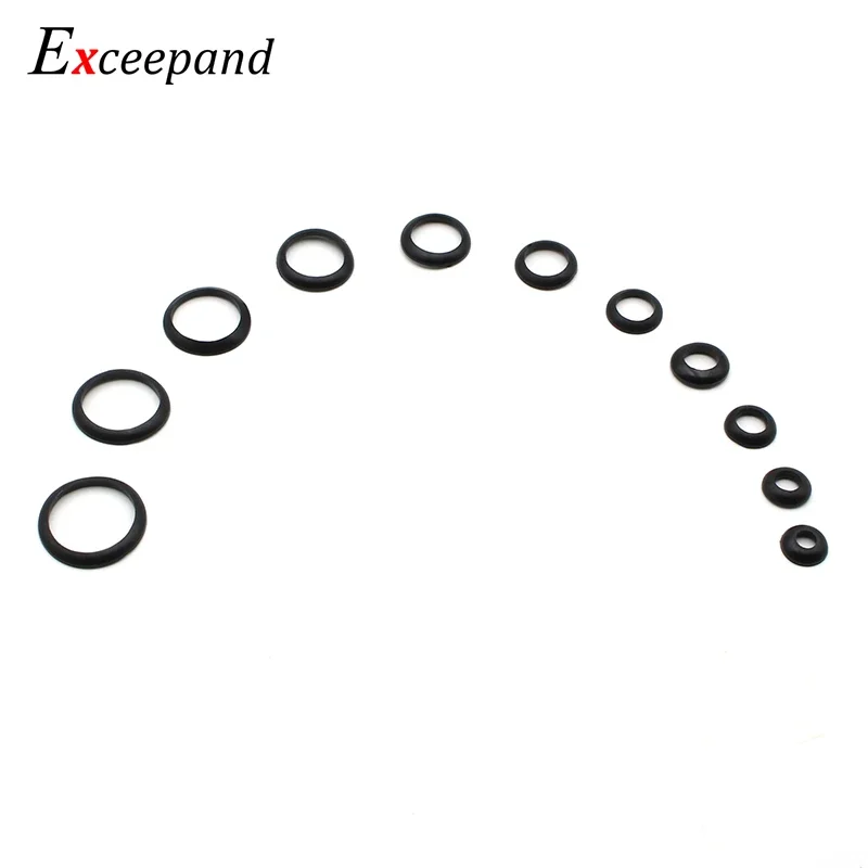 5 piezas de controles de bobinado de goma Exceepand, adaptador de ajuste de anillo decorativo para piezas de mantenimiento de reparación de construcción de caña de pescar - imagen 5