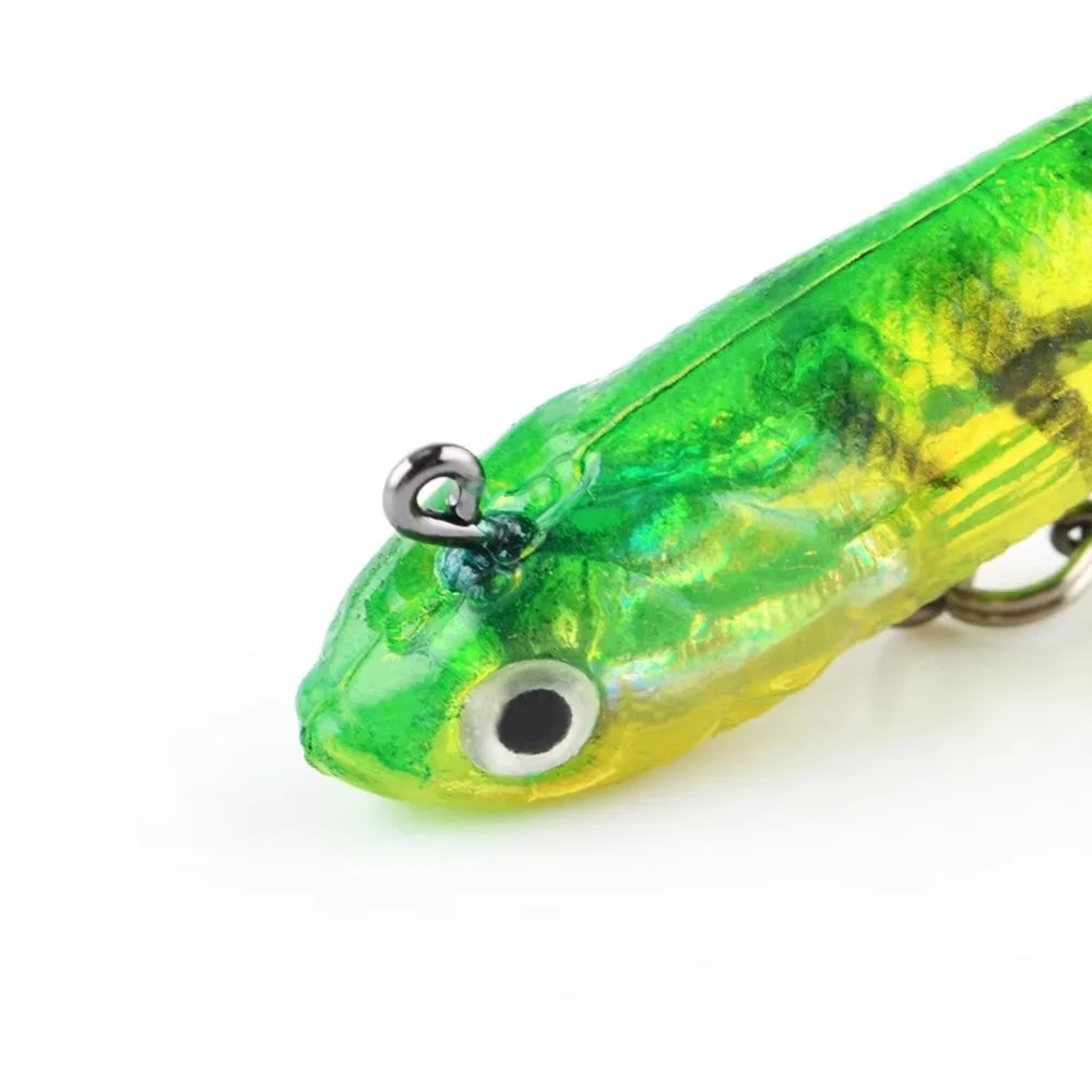 FTK-cebo de silicona suave con cabeza de anzuelo, Señuelos de pesca con cola en T, 15g, 24,5g, ojos 3D, Swimbait, cebo de pesca Artificial - imagen 5