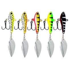 Señuelo metal cuchara rotativa VIB para pesca en océano y agua dulce