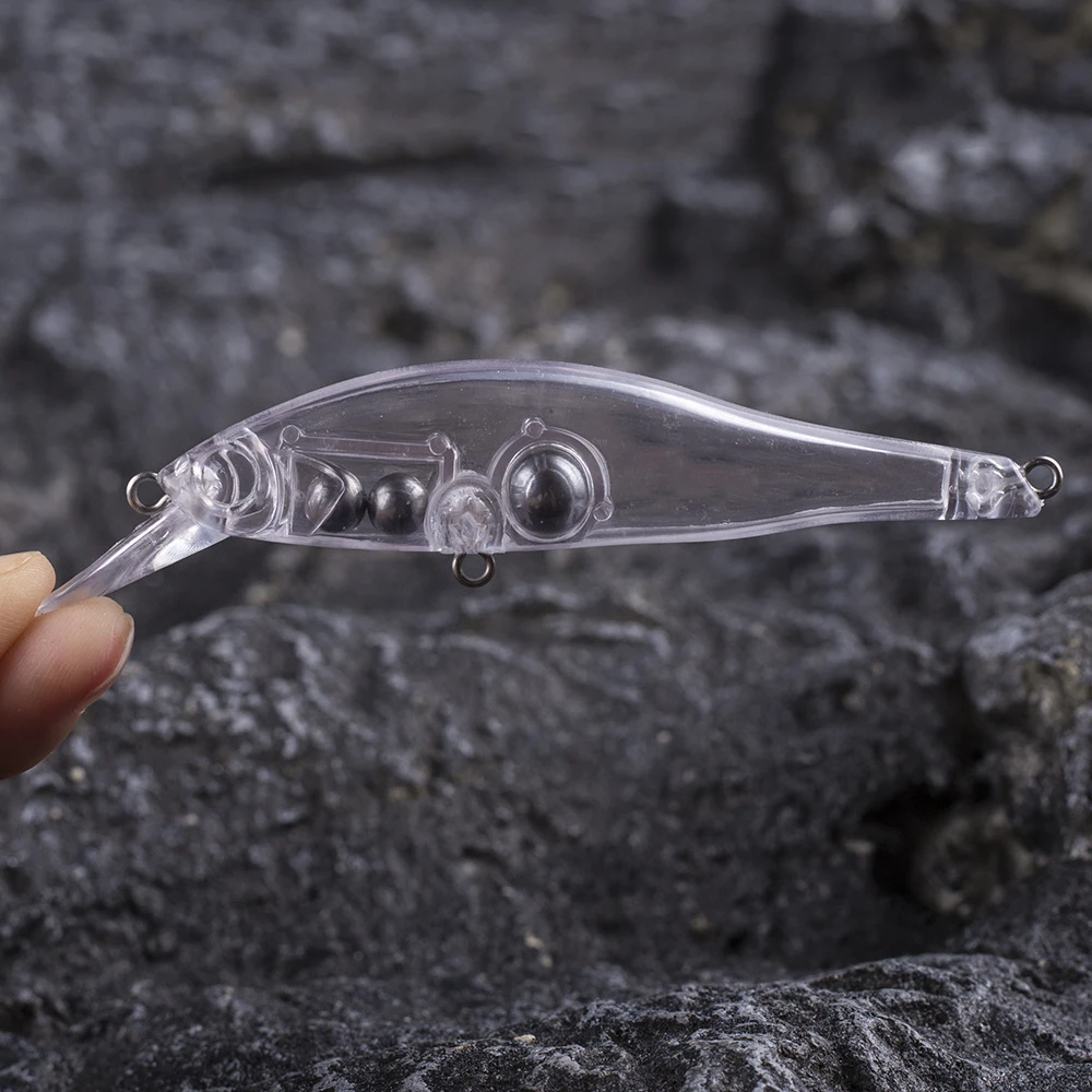 Dr.Holife Minnow flotante sin pintar con cascabeles para DIY - imagen 3