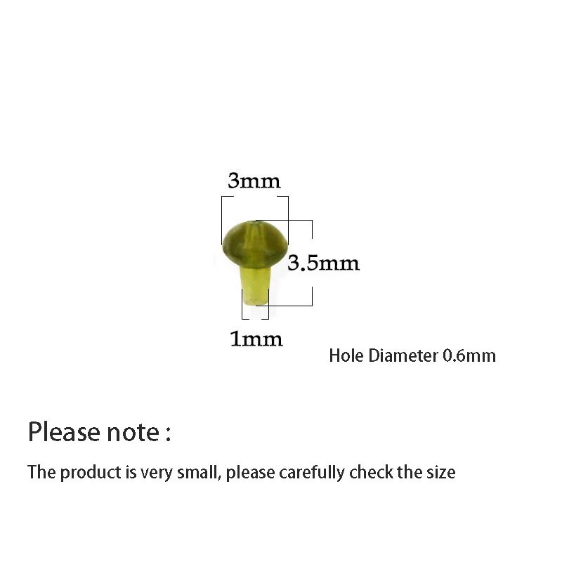 Tapones de cuentas goma para pesca carpa
