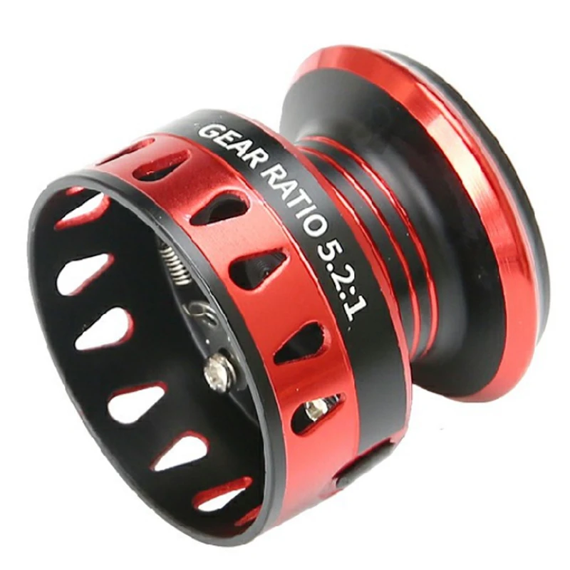 Rueda giratoria pequeña ultraligera, 12 + 1BB, relación de engranaje 5,2: 1, balancín de aleación de aluminio, carrete de pesca de carpa, carrete de baitcasting - imagen 4