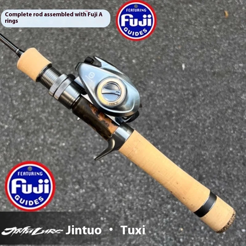 Jintu Tuxi UL – Caña Micro Jigging con anillas Fuji y acción regulable - imagen 4