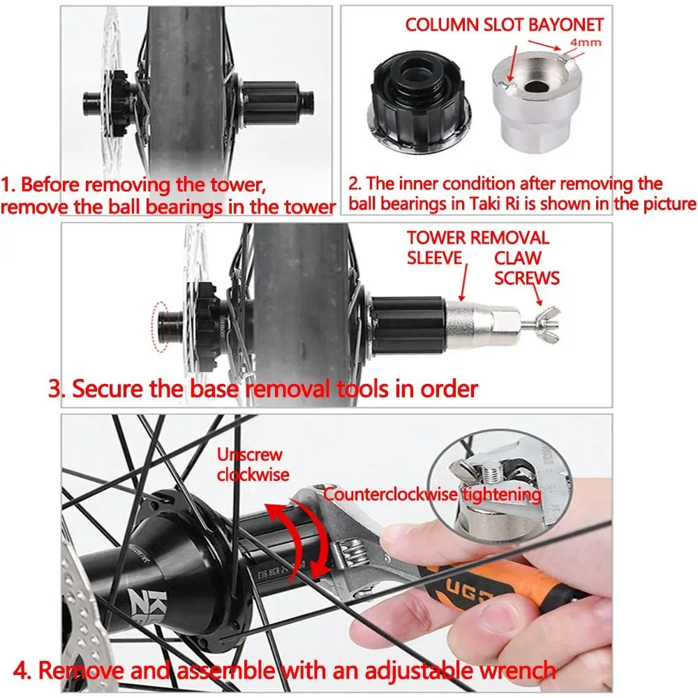 Instalador universal base torre bicicleta – Acero inoxidable - imagen 5