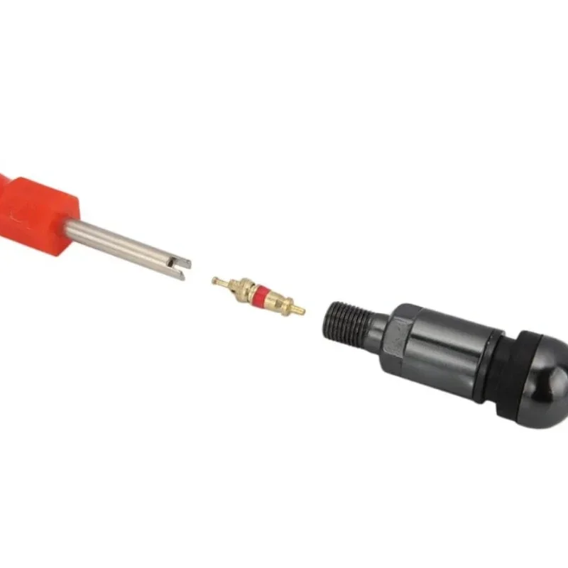 Llave de aguja para válvula de boquilla de Gas de neumático, herramienta de reparación individual de núcleo de válvula de desmontaje de un solo uso, accesorios para bicicleta, 2 uds. - imagen 4