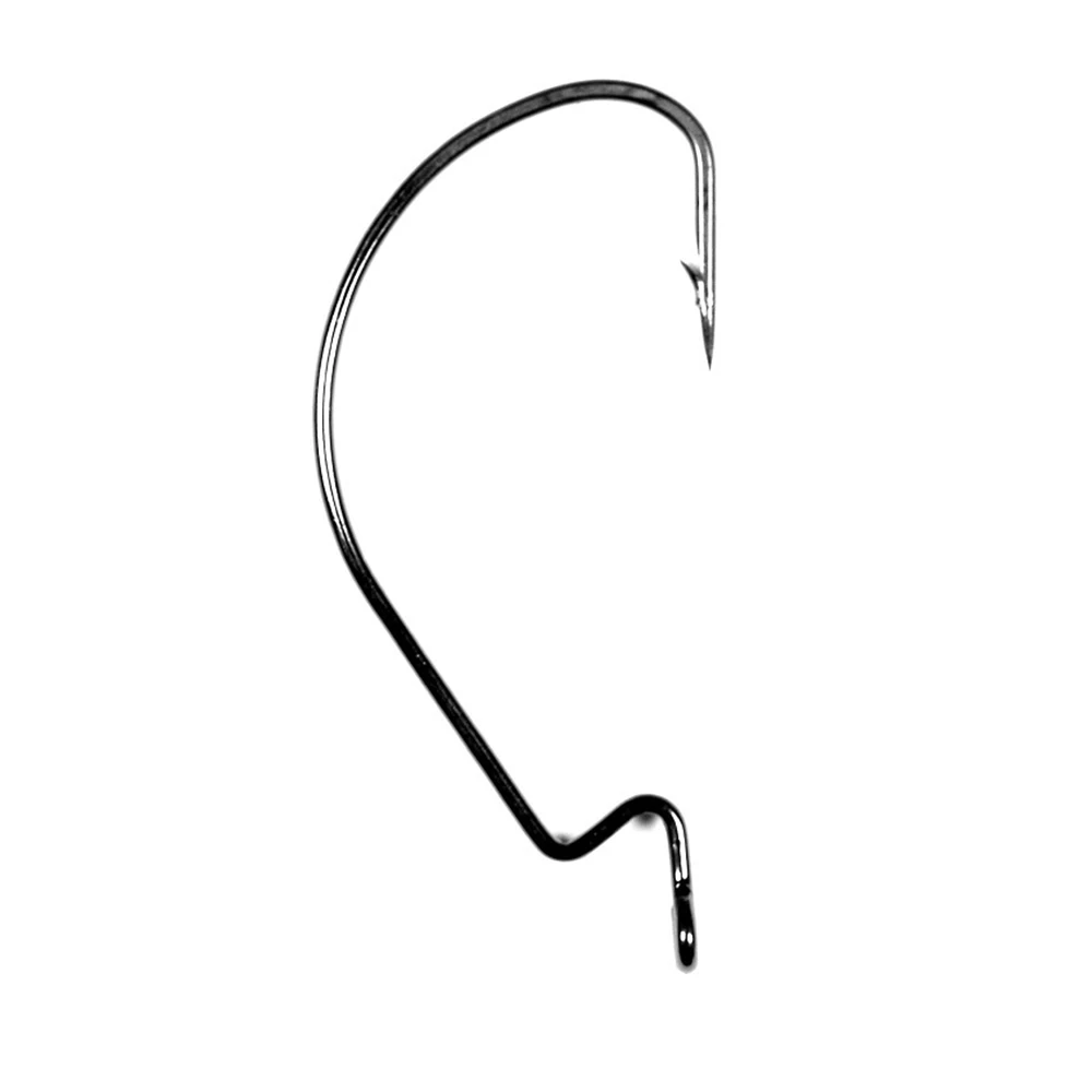 500 unids/lote gancho de manivela vientre ancho reforzado diámetro de alambre fino aparejos de Pesca accesorios suministros Pesca al por mayor - imagen 2