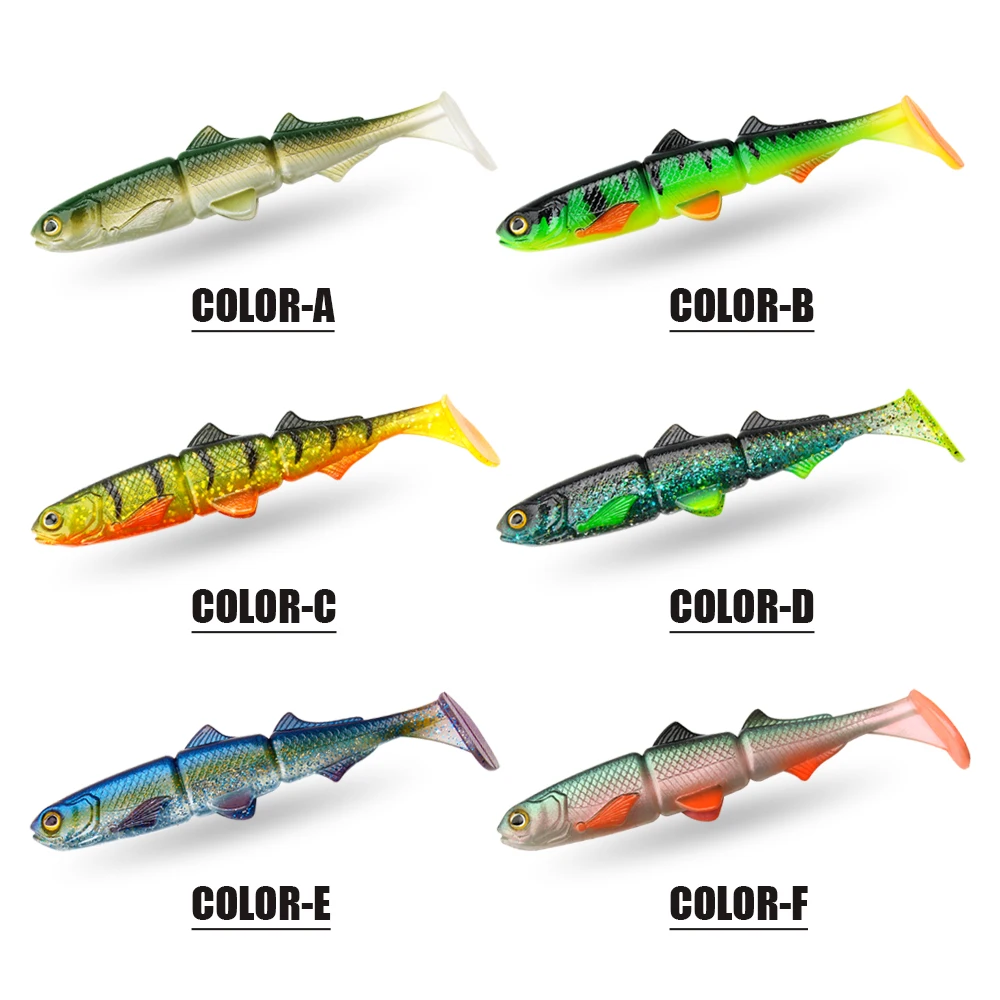 Spinpoler-señuelo de pesca suave con sistema de tornillos de múltiples profundidad, Kit de cola de paleta, Swimbait, anzuelo de 16cm y 22cm, aparejo para Lucio, barco, mar - imagen 5