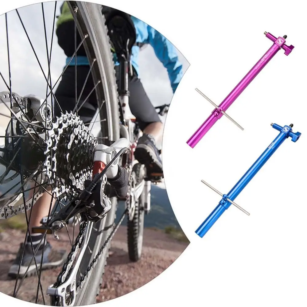 Calibrador de suspensión de desviador de bicicleta, herramienta de corrección de gancho trasero, herramienta de alineación, herramientas de reparación de bicicletas, llave de corrección de gancho trasero - imagen 3