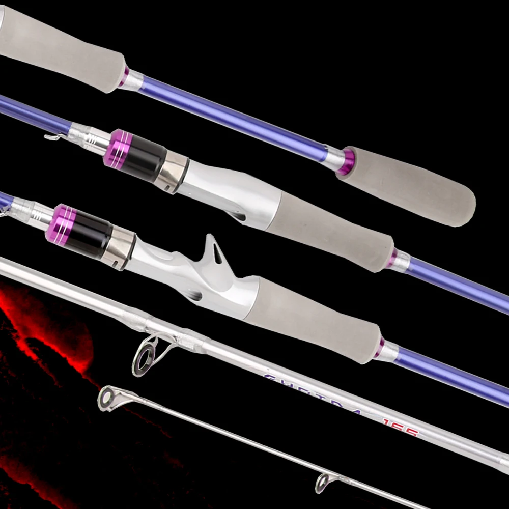 Caña de pescar giratoria/fundida para trucha, 1,8 m, 1,65 m, carbono sólido, punta de ML, 3-20g, ultraligera, caña de Baitcasting, Jigging, alta calidad - imagen 3