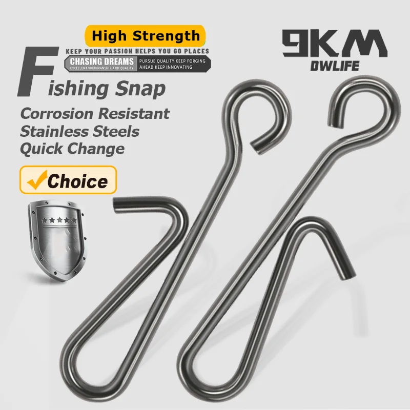 Clips Quick Snap acero inoxidable para crankbaits y señuelos - imagen 3