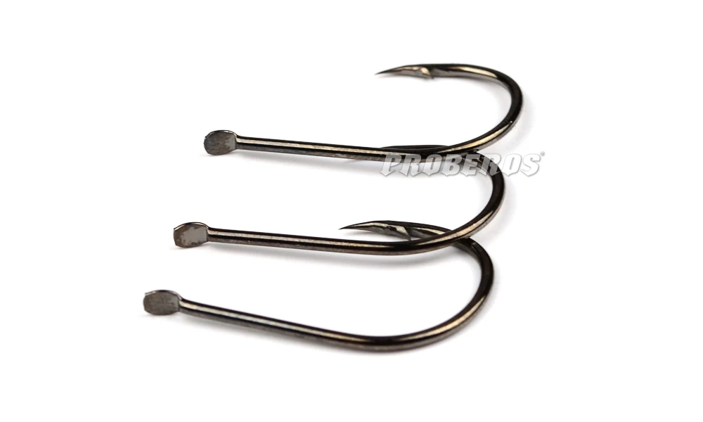 PROBEROS 500 piezas 1 # -15 #   Gancho único de acero con alto contenido de carbono, púas afiladas y fuertes para pesca en agua dulce y salada, venta al por mayor