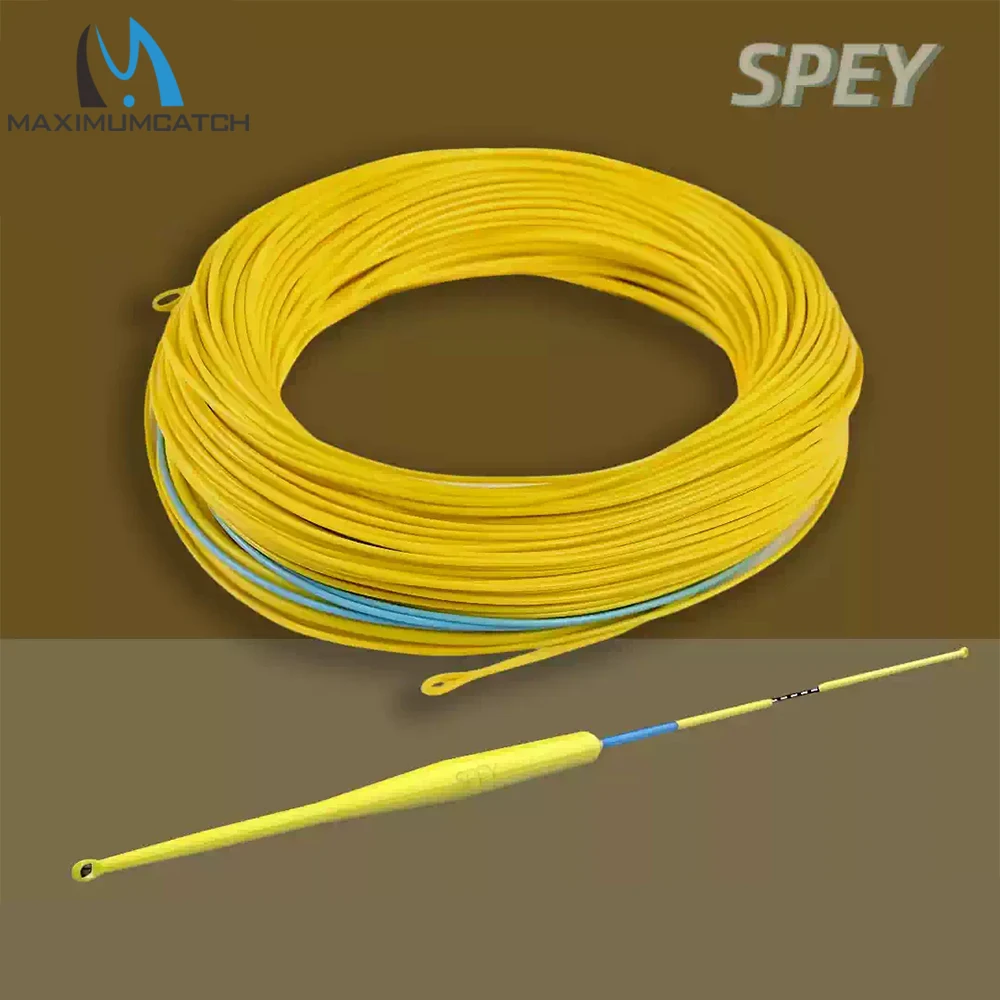 Maximumcatch Spey Línea Mosca Flotante Doble Bucles Soldados Salmón