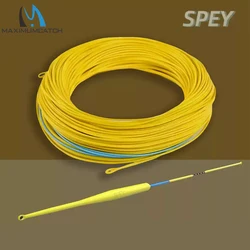 Maximumcatch Spey Línea Mosca Flotante Doble Bucles Soldados Salmón