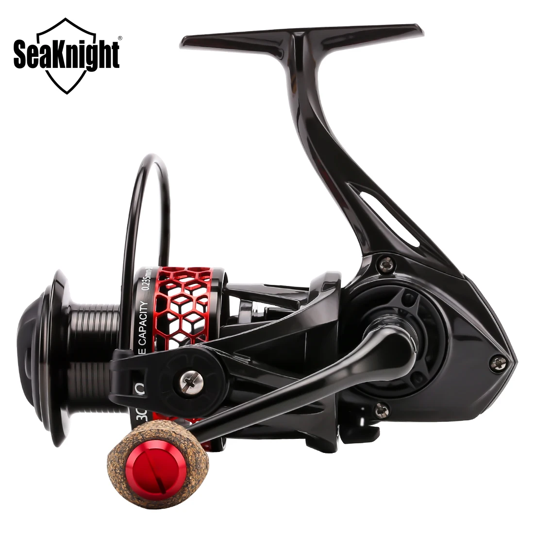 SeaKnight-carrete de pesca giratorio de fibra de carbono, rueda giratoria para pesca de carpa, potencia de arrastre, C60, 5,2: 1, 8KG, morf2000, 2000 - imagen 2