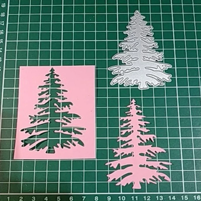 Nuevas herramientas con forma de árbol de Navidad, molde para recortar Metal, suministros para manualidades, álbum de recortes, fabricación de tarjetas de papel, accesorios de decoración, herramientas - imagen 3