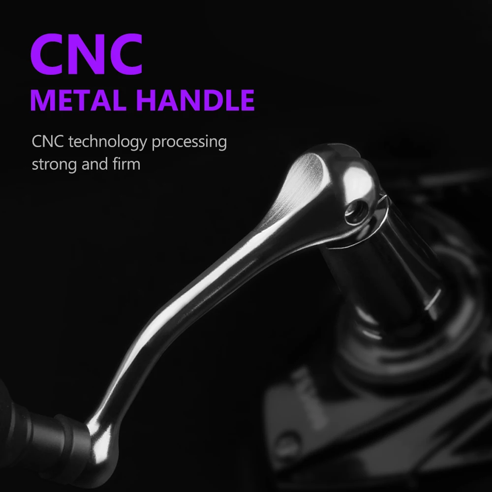 DEUKIO rodamientos de bolas duraderos 12KG carrete giratorio de arrastre máximo carrete de Metal carrete de pesca de agua dulce y salada carrete de pesca - imagen 5