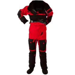 Traje seco impermeable 2 en 1 con cremallera para kayak – Látex sellado