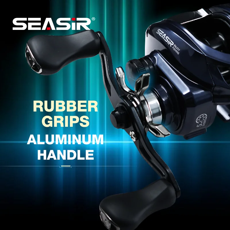 Carrete Baitcasting Seasir Vortex – Relación 7.0:1 para agua salada - imagen 5