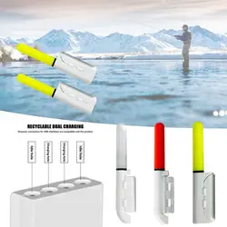 Nuevo estilo, caña de pescar extraíble, palo de iluminación, aparejos flotantes impermeables, palo luminoso de pesca, aparejos nocturnos LED, pesca nocturna