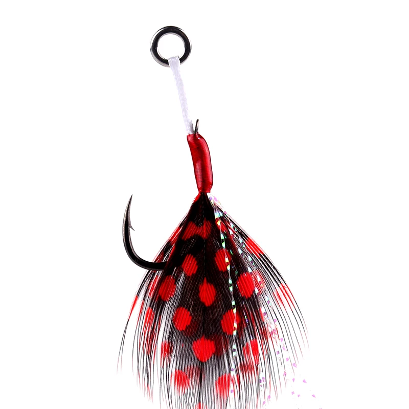 Anzuelos de pesca BKK Micro Feathered Super Slide Assist - imagen 3