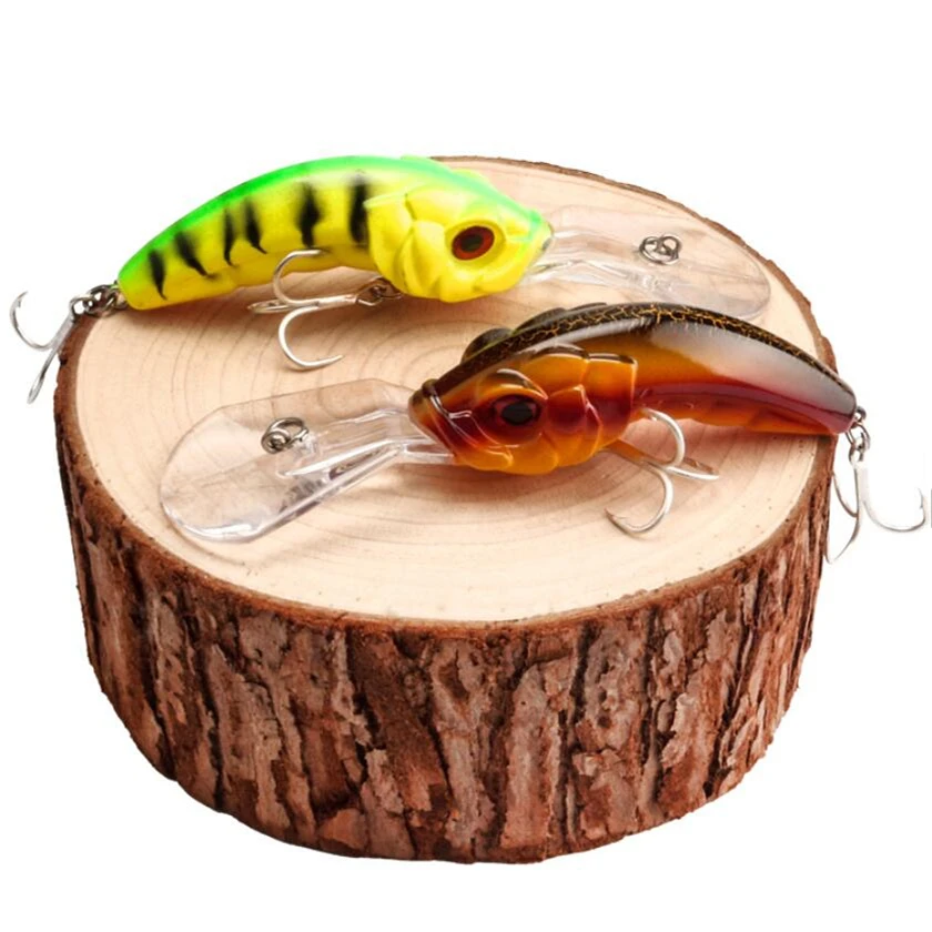 Señuelo de pesca flotante Minnow, Wobblers, 10cm, 13,4g, cebo duro de plástico Artificial, Crankbait, aparejos de pesca de Lucio, 1 Uds. - imagen 5