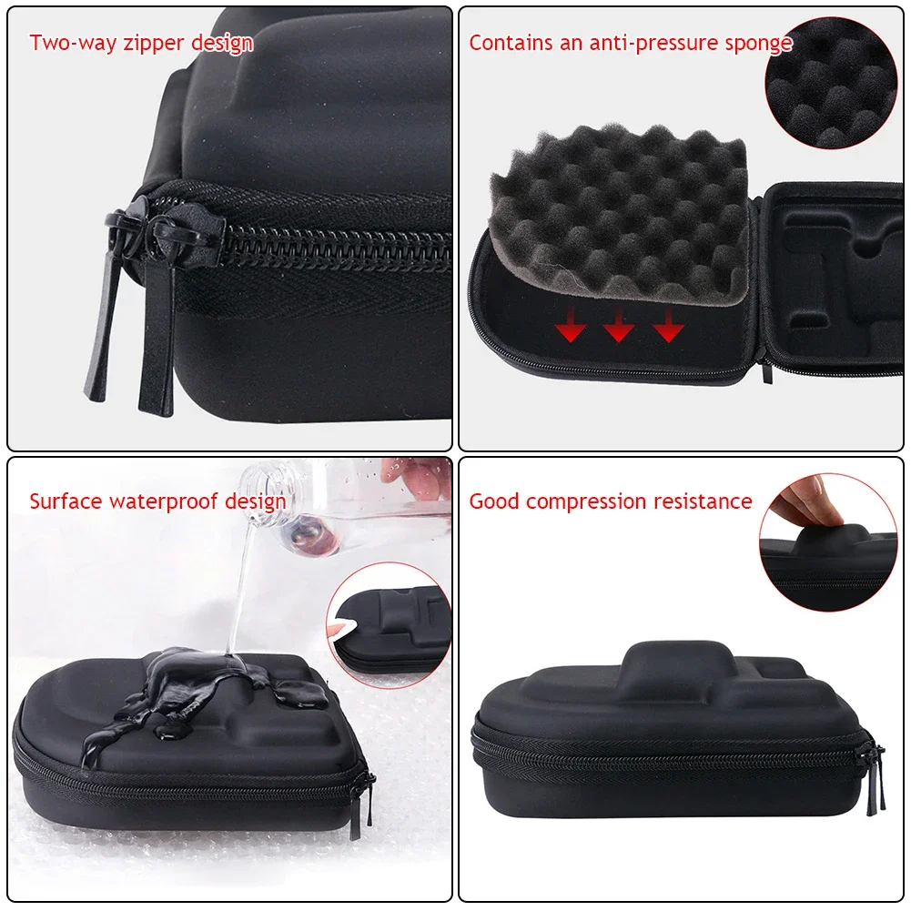 Bolsa de carretes de pesca portátil, funda protectora de 16cm, impermeable, dura, EVA, cajas de cubierta para exteriores, bolsa para rueda de Baitcasting, aparejos de herramientas - imagen 4
