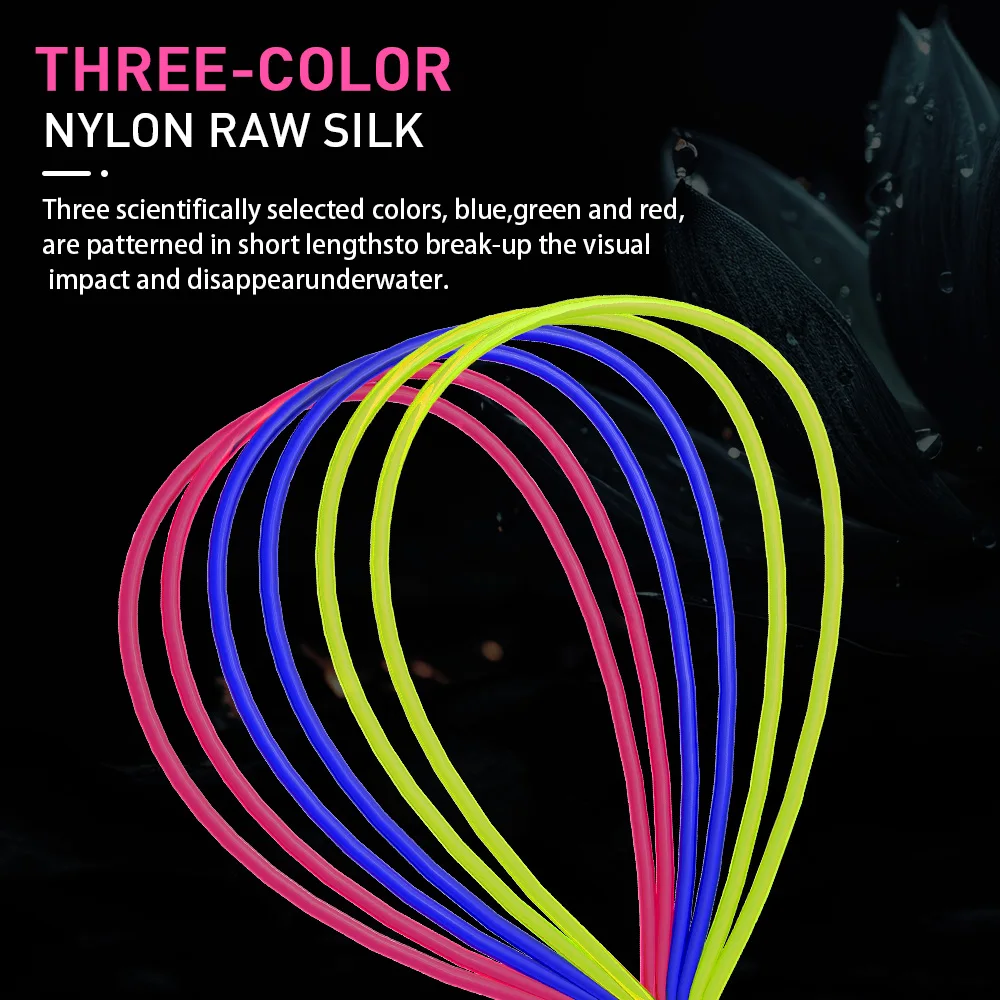 Línea de monofilamento Multicolor ZUKIBO, línea de pesca Mono súper fuerte de nailon con revestimiento Nano de fluorocarbono de 500M, alta resistencia a la abrasión - imagen 4