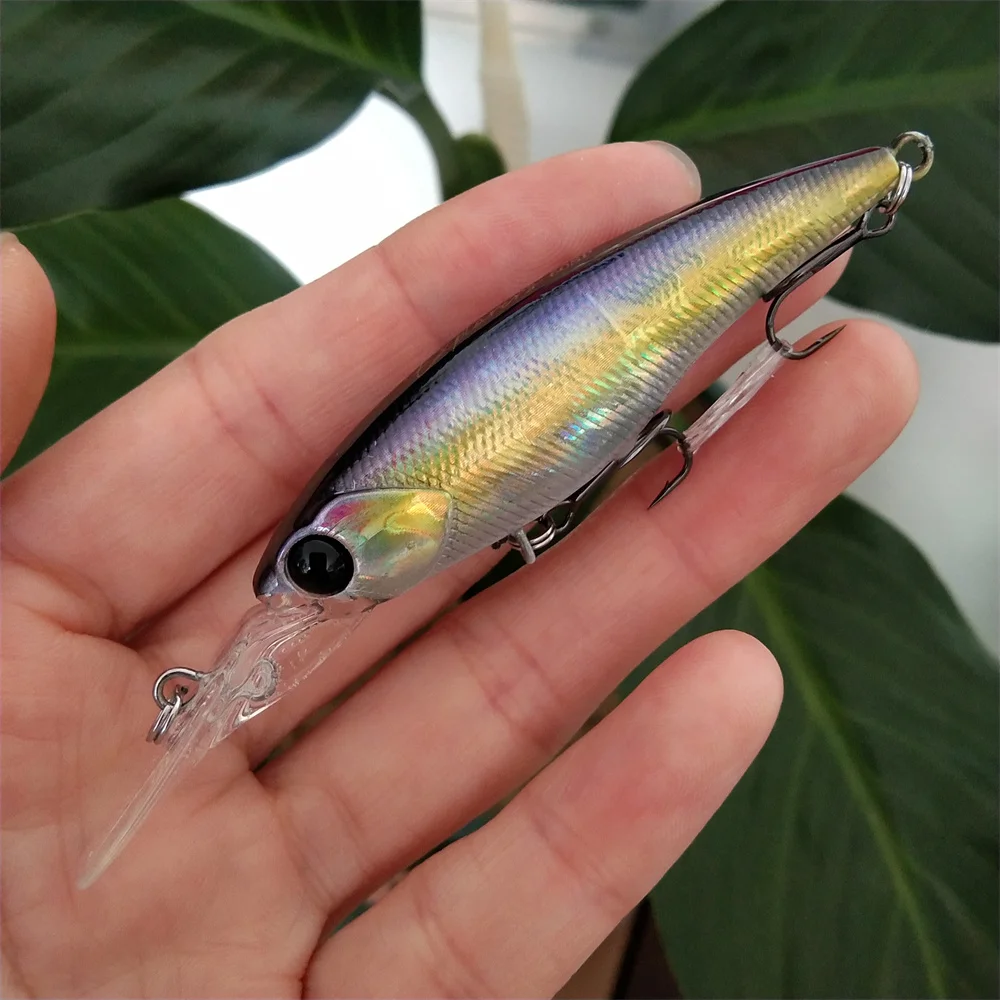 Señuelo de pesca de piscardo suspendido, cebo duro de fundición larga para Lucio, Perch, Chub, Jerkbait, 4 piezas, Max, 3,7 m, 60SP, 5,7g - imagen 4