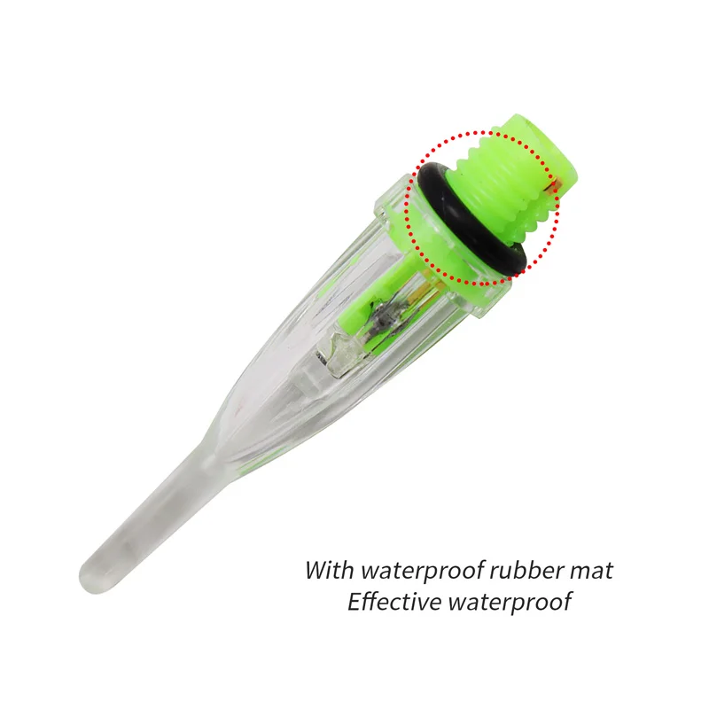 ZYZ-señuelo de pesca de 5 piezas, luz LED sellada, impermeable, accesorios de Gancho de cuerda para barco, luz de señuelo de pesca de mar profundo - imagen 4