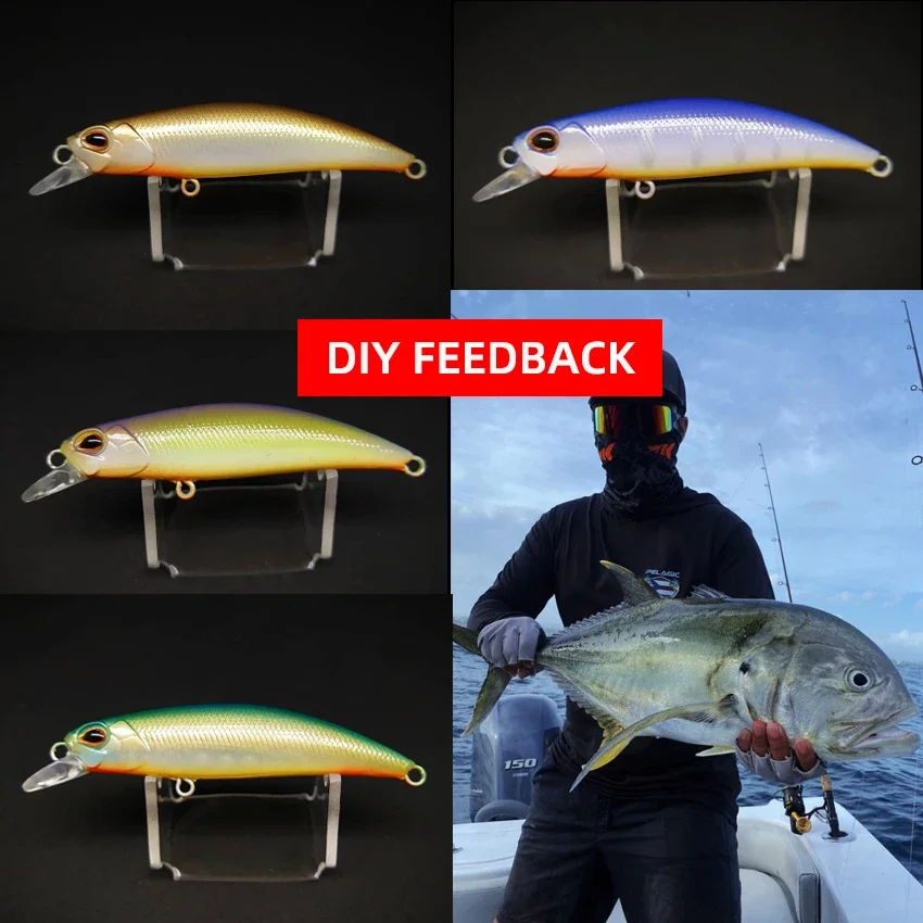 Señuelo de Pesca en blanco, cebo Artificial de 10,5 cm, 13g, Minnow Crankbait, Wobblers, perca, Lucio, carpa, Swim Bait, Pesca - imagen 5