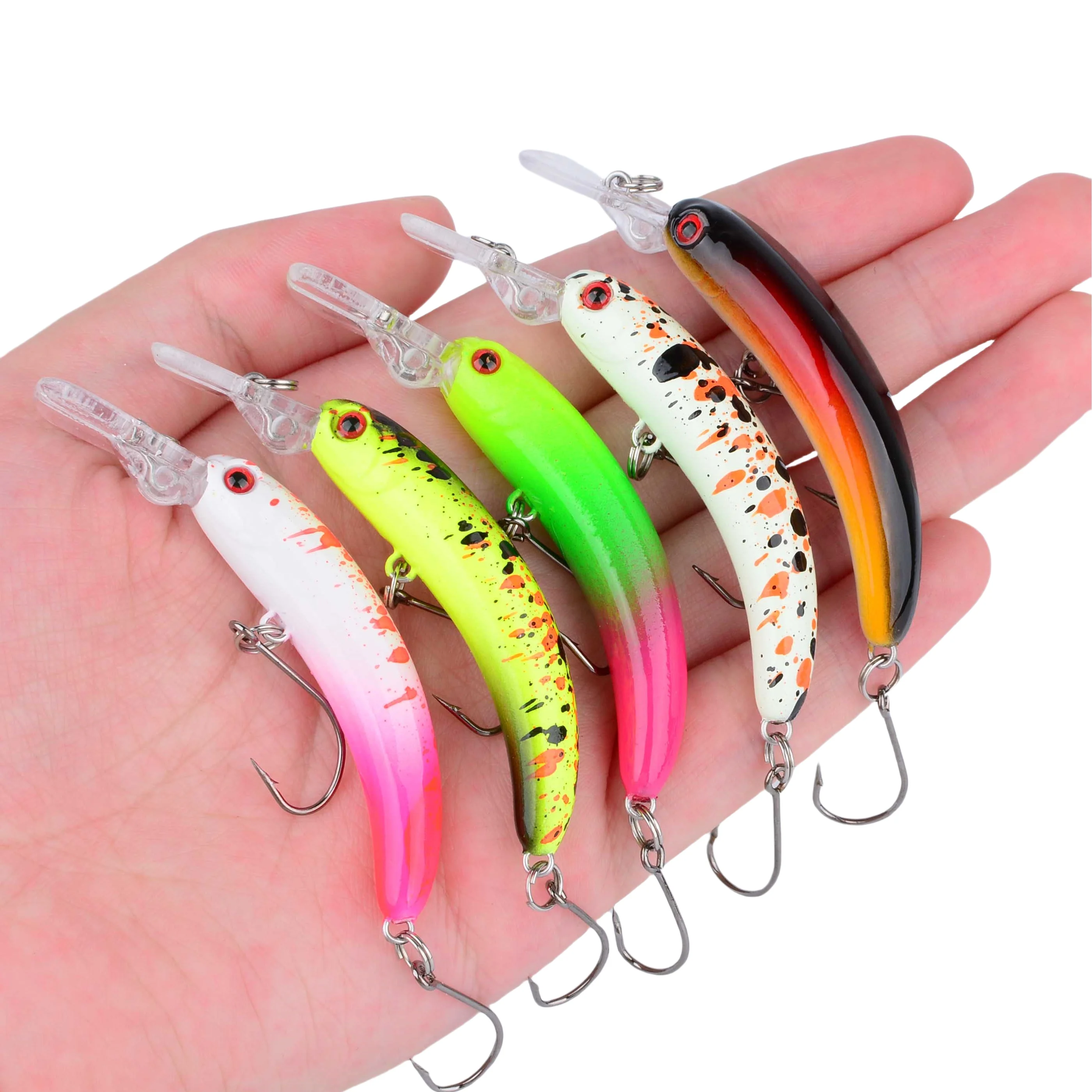 Señuelo de pesca Minnow, 6,5 cm/3,7g, cebo duro de hundimiento lento, plantilla Wobbler, Crankbait, aparejos de pesca SwimBait, 1 ud.
